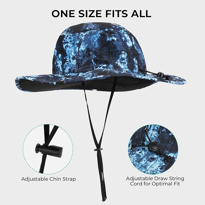 KastKing Sol Armis UPF 50 Boonie Hat - Sun Protection Hat, Fishing Hat, Beach & Hiking Hat, Paddling
