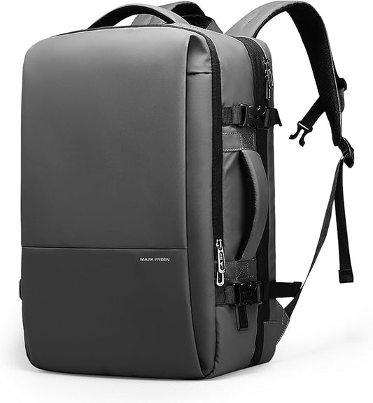 MARK RYDEN Business Backpack for Men, 30L Water Resistant Laptop Backpack with USB Charging Port, Fits 17.3 Inch Notebook, Anti-Theft Travel Backpack for Work, College, Commuting (Graphite Gray)