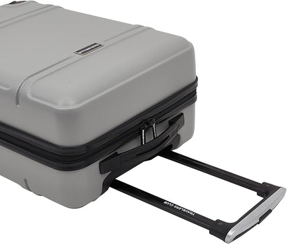 Travelers Club Skyline 20" Carry-On Spinner Luggage, Gray