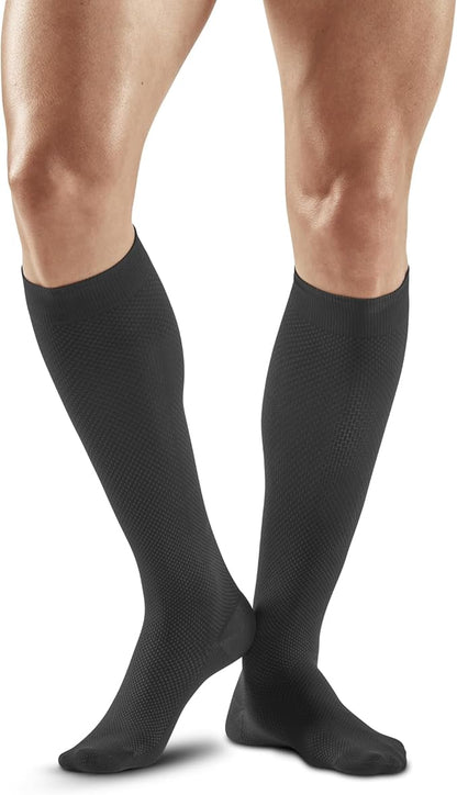 CEP Men’s Allday Knee High Compression Wool Socks - Business, Dress, Travel Long Socks