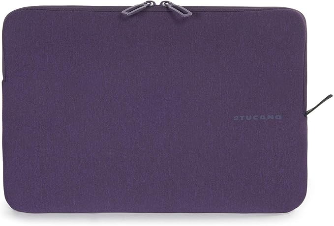 TUCANO Melange Neoprene Sleeve Compatible with MacBook Air/Pro 13" Laptop 12", 4mm Thick, Anti-Slip, Anti-Scratch - Purple