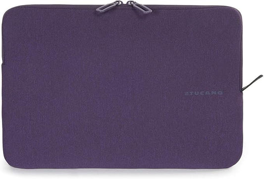 TUCANO Melange Neoprene Sleeve Compatible with MacBook Air/Pro 13" Laptop 12", 4mm Thick, Anti-Slip, Anti-Scratch - Purple
