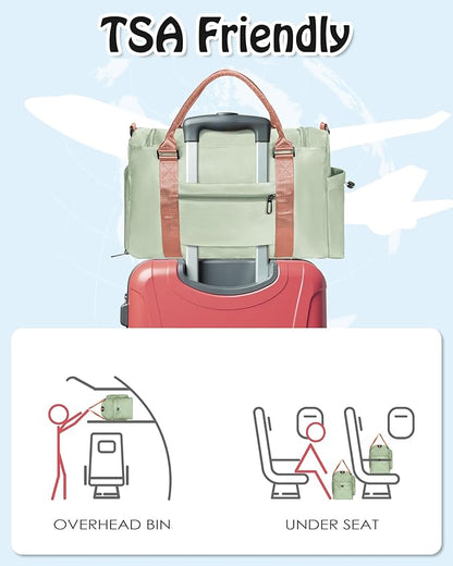 Travel Duffle Bag, Gym Bag, Duffel Bag,Personalized Weekender Bag, Friend Wedding Girlfriend Birthday Gifts for Women Gifts for Teens