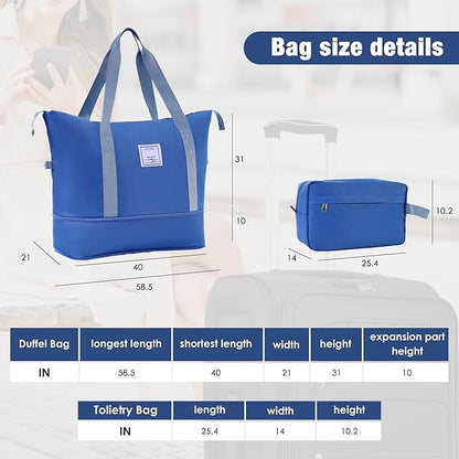 Luggage Sets 5 Piece Softside Expandable Lightweight Durable Softshell Suitcase Sets Spinner Wheels TSA Lock