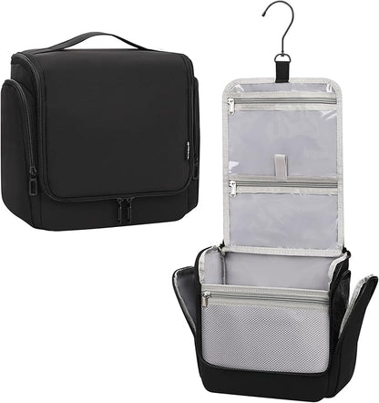 Relavel Hanging Toiletry Bag for Men and Women, Travel Toiletries Bag Water-resistant Large Makeup Cosmetic Organizer Storage, Shaving Dopp Kit Shower Bathroom Hygiene Bags, Carry-on Travel Essentials