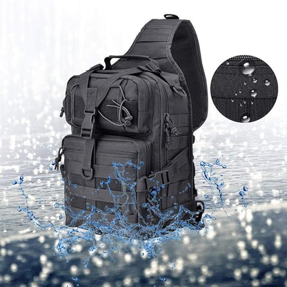 hopopower Tactical Sling Bag, Sport Bag Military Rover Shoulder Backpack EDC Assault Range Bag, Chest Pack Handbag Waterproof