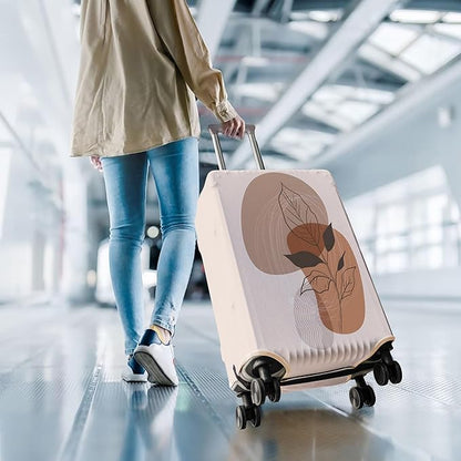 Travel Luggage Cover Suitcase Protector Fits 18-32 Inch Wheel Covers PatternedTravel Related Items Flower Luggage Protector Elastic S