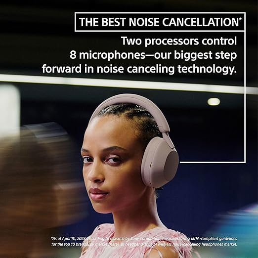 Sony WH-1000XM5 Premium Noise Canceling Headphones (Midnight Blue) with Free WF-C700N Truly Wireless Noise Canceling Earbuds (Black)