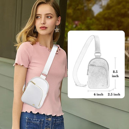 INICAT RFID Blocking Sling Bag,Anti Theft Crossbody Bags for Women,Travel Gifts Cross Body Purses Vegan Leather