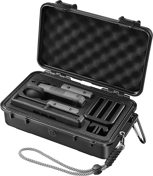 Carrying Case for Insta360 X5 X4 X3 Portable Waterproof Travel Hard Organizer Case With X5 X4 Fast Charge Hub Accessories Action Camera