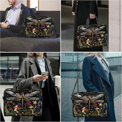 Laptop Bag Bohemian Mandala Laptop Satchel Briefcase Adjustable shoulder Carrying for MacBook Pro 16 inch