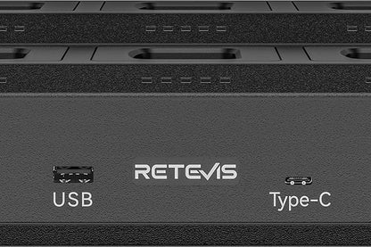 Retevis H-777H 2 Way Radio,Walkie Talkies for Adults 10 Pack with 10 Way Multi Charger,Hidden Display,Charging Progress Visible,Compact, Handheld Two Way Radios Rechargeable for Event Security