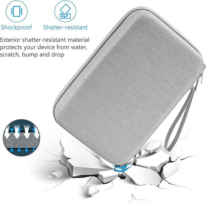 ProCase Hard Travel Electronic Organizer Case for MacBook Power Adapter Chargers Cables Power Bank Apple Magic Mouse Apple Pencil USB Flash Disk SD Card Small Portable Accessories Bag