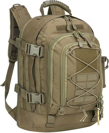 Tactical Backpack Military Army Daypack - Assault Pack for Men Molle Backpacks Bug Out Bag 3 Day Pack for Hiking Camping Travel Hunting Rucksack Trekking Green