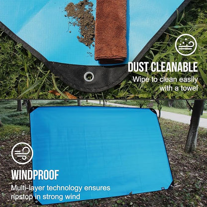 LYN Heavy Duty Emergency Blanket Survival Gear Waterproof Insulated Blanket Emergency Tarp for Camping, Hiking, Bushcraft