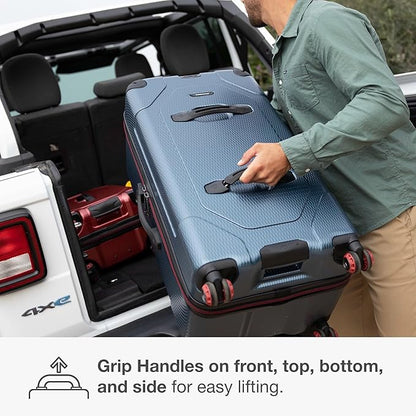 Traveler's Choice Maxporter II 30" Hardside Spinner Trunk Luggage, TSA Lock, Navy