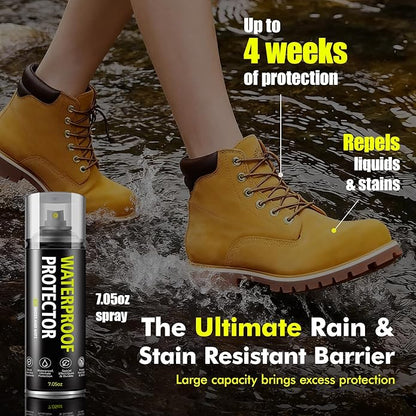 Shoe Protector Spray: Rain Stain Dirt Waterproof Shoe Spray, Nano Protection for Sneaker Suede Leather Boot Hat