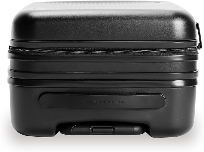 Briggs & Riley Essential 22" Carry On Expandable Spinner - Luggage for Travel, Suitcases with Wheels, Hardside Rolling Bag for Men & Women, Self-Repairing Zipper - Sympatico Collection, Black