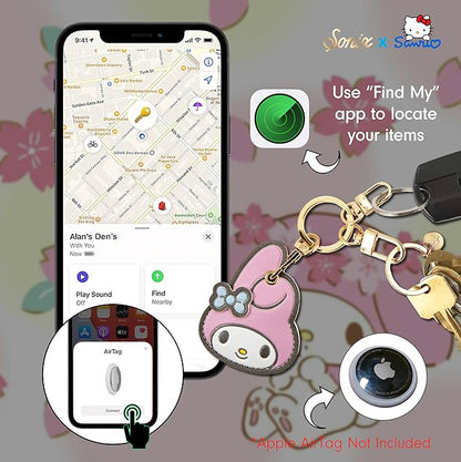 Sonix x Sanrio Character Keychain Case Compatible with Apple AirTag | Protective AirTag Cover Keychain | My Melody