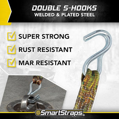 SmartStraps 1956 14' Ratchet Straps CamoX Tie Down Camo Webbing (5,000lb)