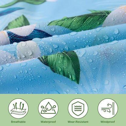 Hooded Rain Ponchos for Adult - Rain Coat and Rain Jacket with Waterproof Pocket and Zipper