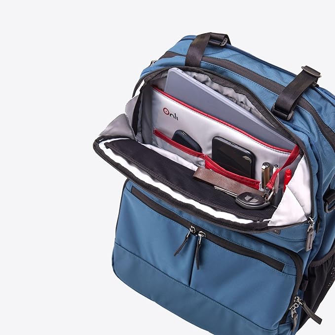 Trilogy Modular System I Modular 4-wheel spinner carry-on, with two zip-off bags! All 3 are Expandable! You get 3 bags in 1! Mix and match; take apart to fit crowded airplane spaces (Blue)