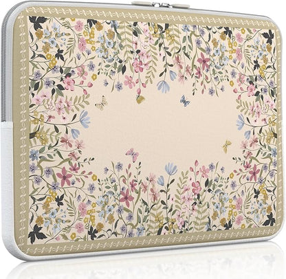 iCasso Laptop Carrying Case 13 inch,Cute Computer Sleeve for Women Girl,13-13.6 inch Laptop Sleeves Compatible with MacBook Air Pro 13/14, HP Dell ASUS Lenovo Chromebook Notebook