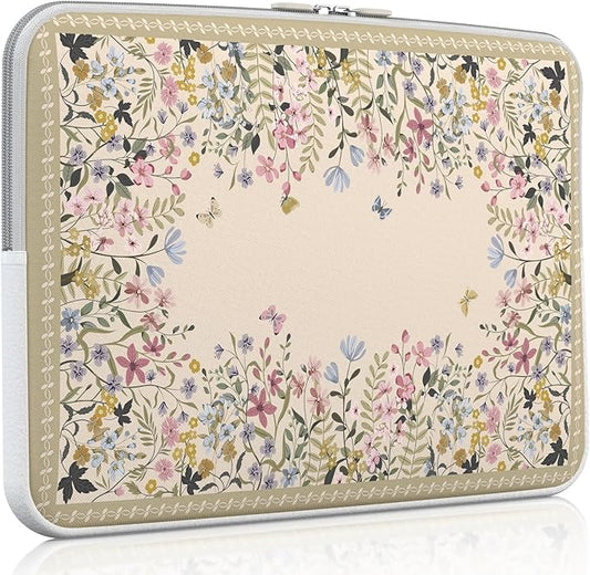 iCasso Laptop Carrying Case 13 inch,Cute Computer Sleeve for Women Girl,13-13.6 inch Laptop Sleeves Compatible with MacBook Air Pro 13/14, HP Dell ASUS Lenovo Chromebook Notebook