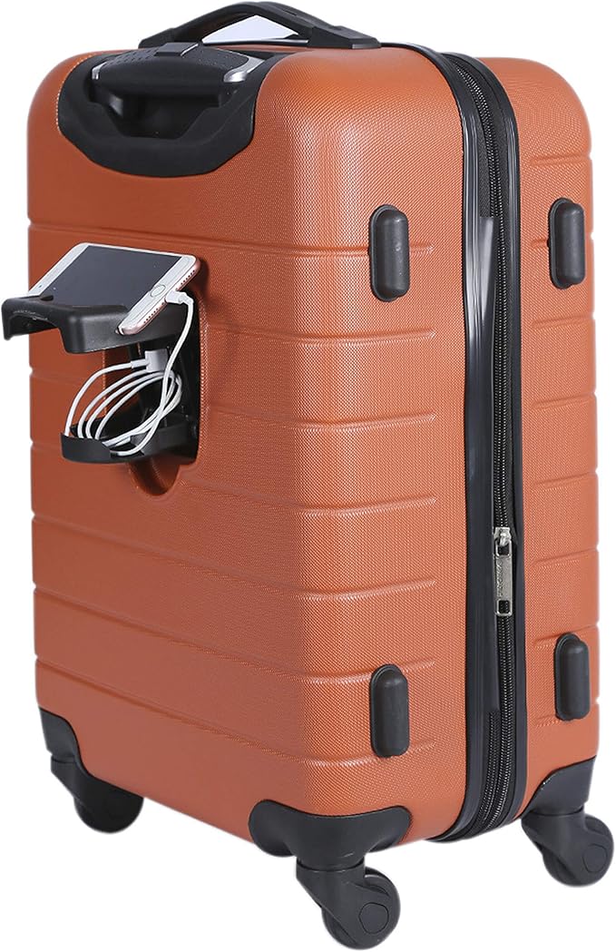 Wrangler 20" Smart Spinner Carry-On Luggage With Usb Charging Port