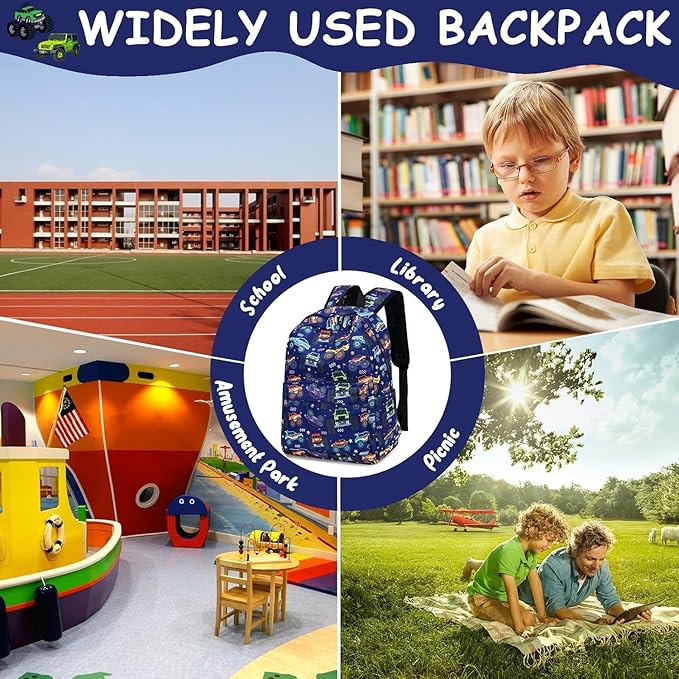 CAMTOP Preschool Backpack for Kids Boys Girls Toddler Backpack Kindergarten School Bookbags for Age 3-8