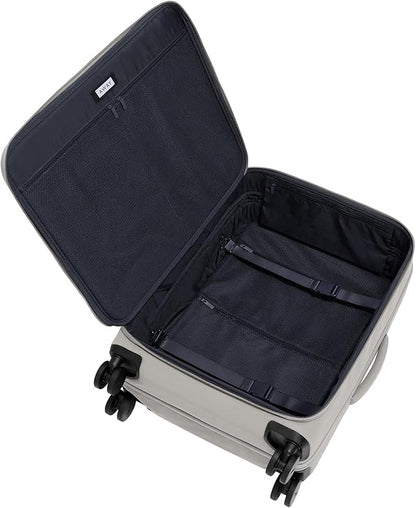 Away Softside Medium Checked Suitcase, 26 Inch Lightweight, Expandable Luggage For Men & Women, Durable Nylon Exterior, TSA Approved Lock, Ideal For Trips 1-2 Weeks, Cloud Gray