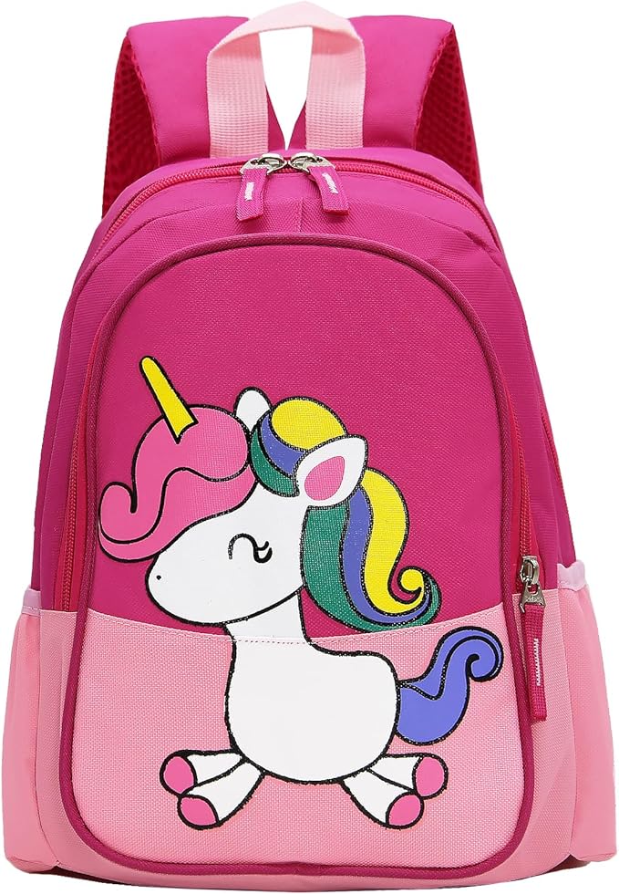 CHERUBIC Toddler Backpack, Kids Travel Backpack, Waterproof Cute Small Preschool Backpack Cartoon Daycare Bag