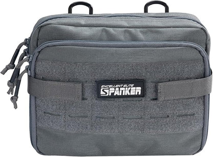 EXCELLENT ELITE SPANKER Tactical Molle Admin Pouch Utility Organizer EDC Medical Bag Utility EDC Tool Pouch with Shoulder Strap Attachment Pouches Waist Bag