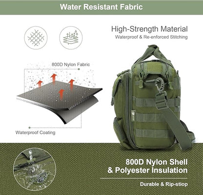 Stypos Tactical Laptop Bag for Men,14inch/15.6inch/17.3inch Messenger Bag Military Shoulder Bag,Flight Work Bags for Pilots