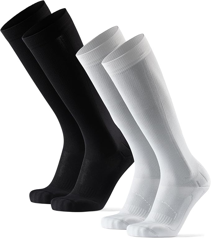 DANISH ENDURANCE 21-26 mmHg Compression Socks | Graduated Support & Faster Recovery | Running & Travel | Unisex 1 Pack