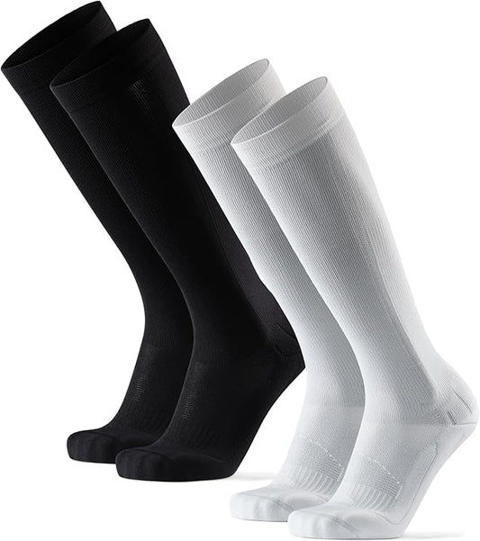 DANISH ENDURANCE 21-26 mmHg Compression Socks | Graduated Support & Faster Recovery | Running & Travel | Unisex 1 Pack