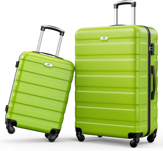 Suitour Luggage Sets 2 piece, Lightweight Luggage Set with Spinner Wheels, 19/27 inch Travel Suitcase Set