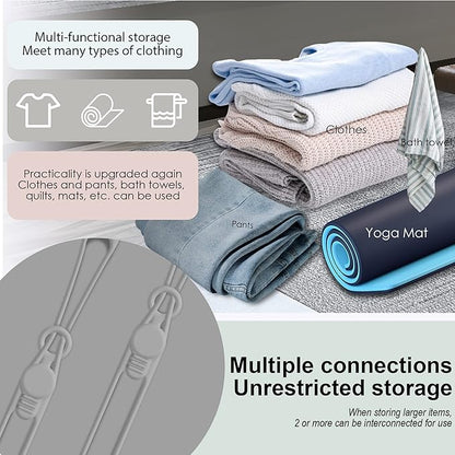 Nearockle 16Pcs Silicone Cable Straps Wire Organizer for Bundling Earphone, Phone Charger, Computer Cords, Reusable Cable Ties Cord Organizer in Home,Office,Kitchen,School(Grey)