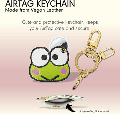 Sonix x Sanrio Character Keychain Case Compatible with Apple AirTag | Protective Cover Keychain Case for AirTag | Keroppi