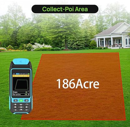 Handheld GPS Survey Equipment, High-Precision Rugged Land Surveying Equipment for Mountainous Terrain, Farmland, Forest, Ranch, Mining Lake