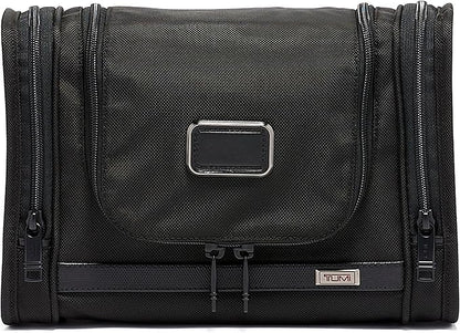 TUMI - Alpha Hanging Travel Kit - Toiletries and Cosmetics Organizer - Travel Essentials Bag with Hooks & Pockets - Black