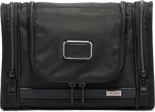 TUMI - Alpha Hanging Travel Kit - Toiletries and Cosmetics Organizer - Travel Essentials Bag with Hooks & Pockets - Black