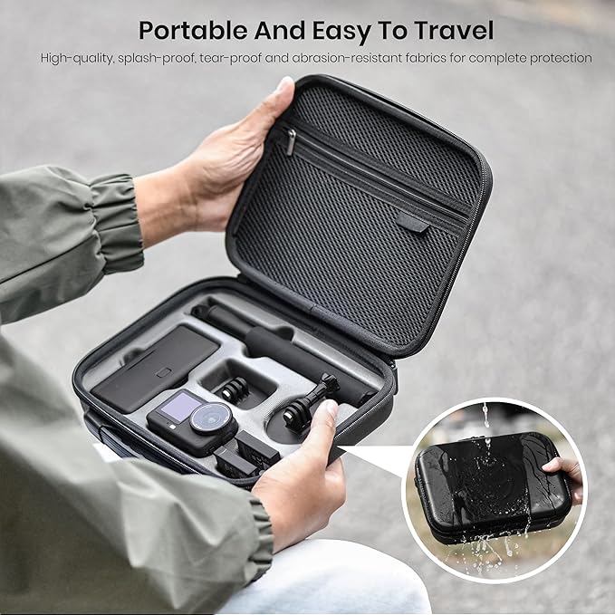 STARTRC PHOTO Action 6 Carrying Case for DJI Osmo Action 6 Camera Accessories Hard Shell Bag Travel Case
