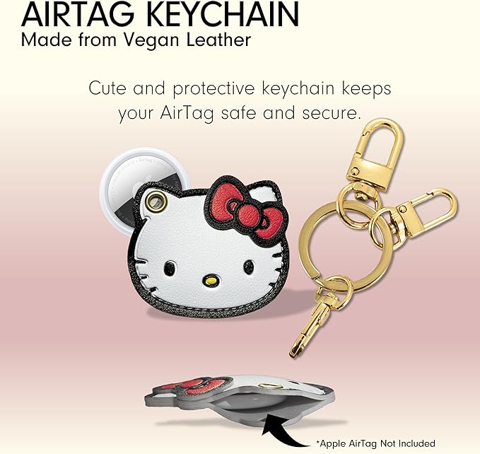 Sonix x Sanrio Character Keychain Case Compatible with Apple AirTag | Protective AirTag Cover Keychain | Hello Kitty