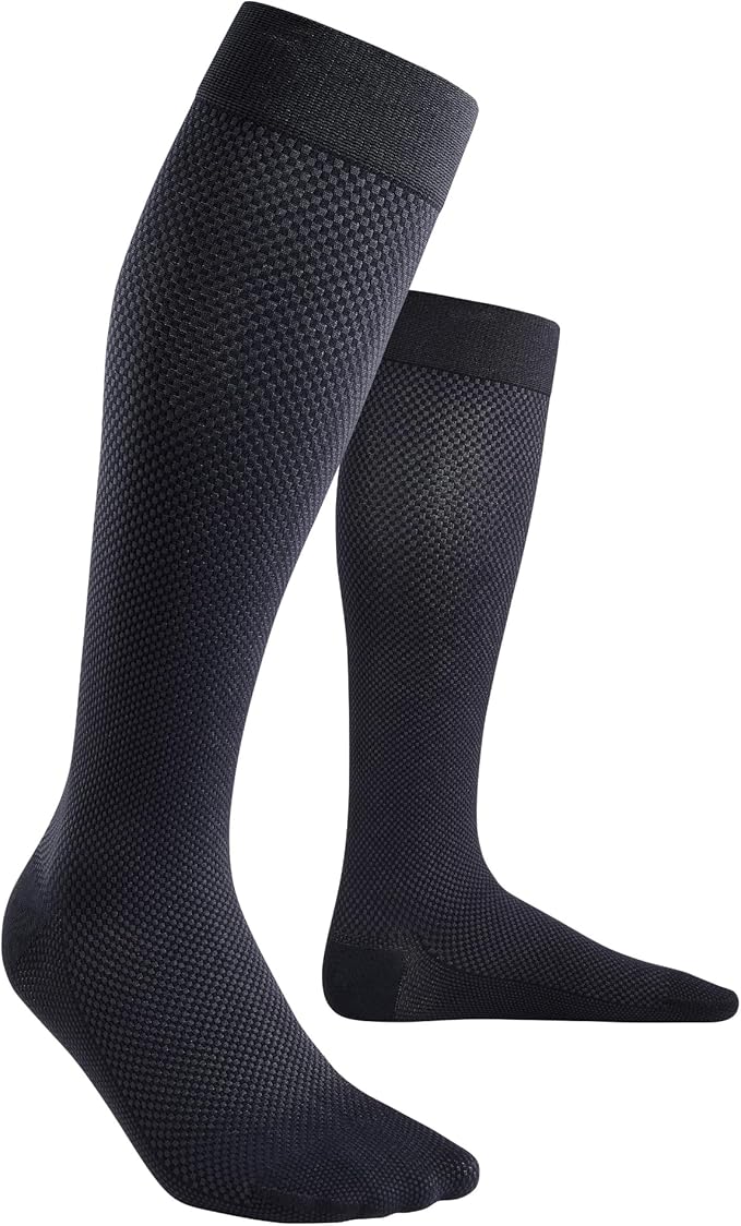 CEP Men’s Allday Knee High Compression Wool Socks - Business, Dress, Travel Long Socks