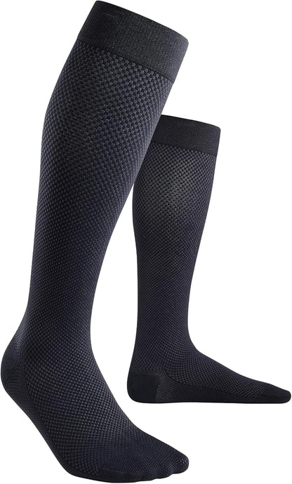 CEP Men’s Allday Knee High Compression Wool Socks - Business, Dress, Travel Long Socks