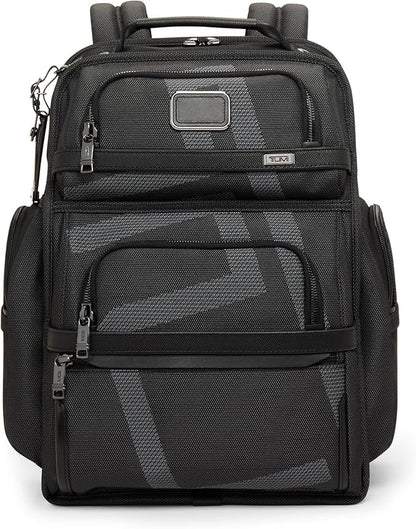 TUMI - Alpha Brief Pack - Men's Laptop Backpack with Padded Adjustable Straps - Fit up to 15" Screen - 17.0" X 12.0" X 8.0" - Reflective TUMI Jacquard