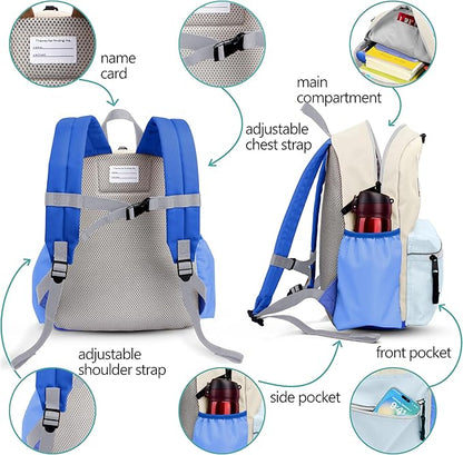 Toddler Backpack for Boys 2-5: Preschool Kindergarten Backpack - 13" Daycare Backpack Fit A4 Folder