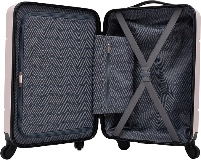 Travelers Club Skyline 20" Carry-On Spinner Luggage, Filmy