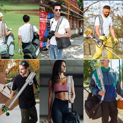 ZINZ 60" Universal Bag Strap with Ultra-Thick Fixed Breathable Pad Adjustable Heavy-Duty Shoulder Strap for Laptop Bag Crossbody Luggage Gym Bag Camera Bag and More -TH01B04